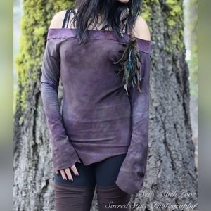 Sew Much Love boatneck marble dye